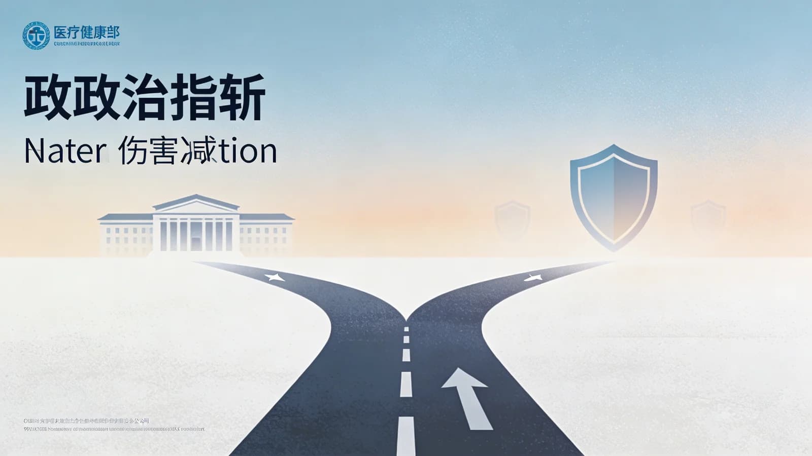 Abstract illustration of policy shift in harm reduction funding