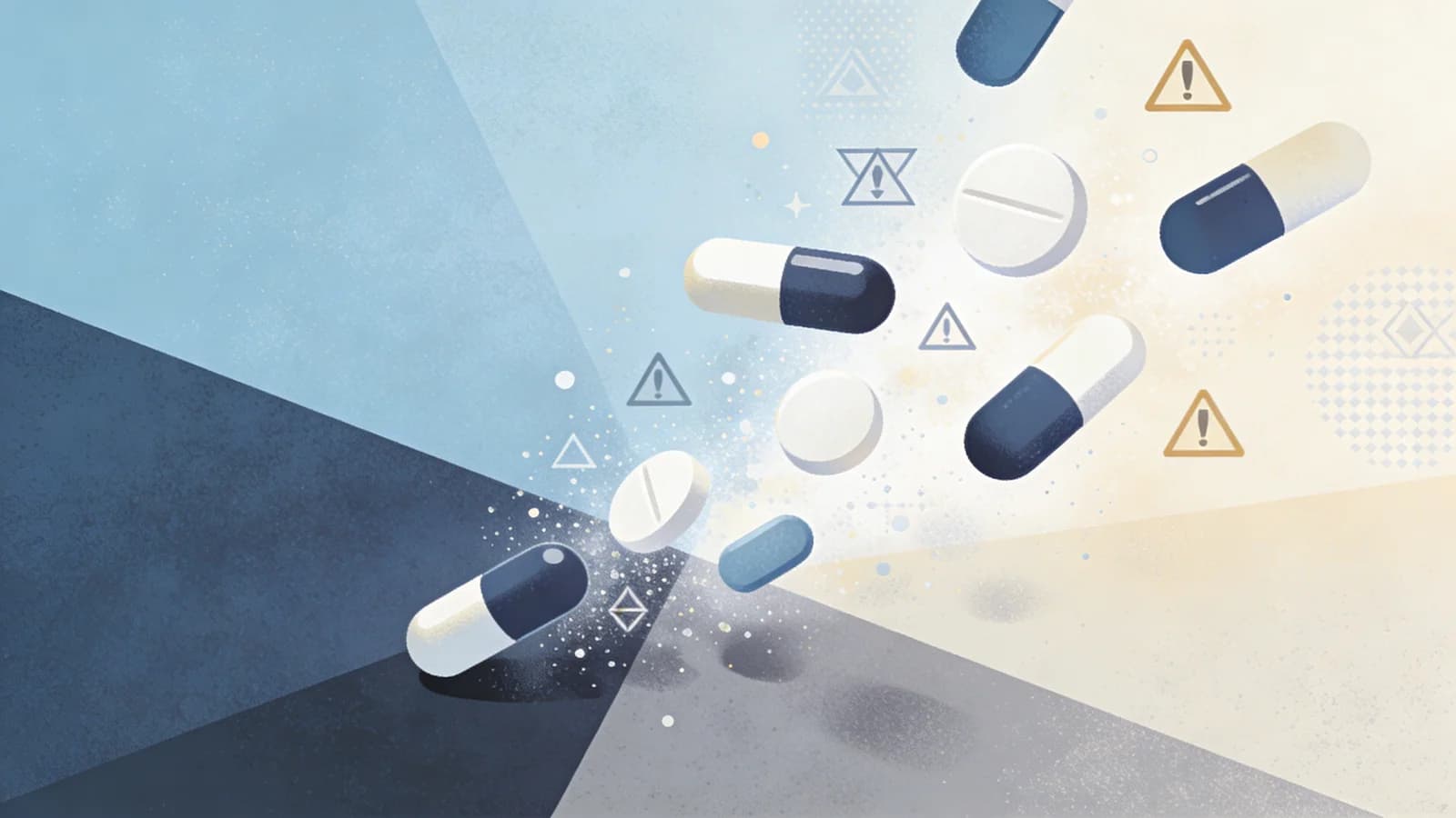 Medical illustration showing the interaction between gabapentin and opioid medications in overdose…