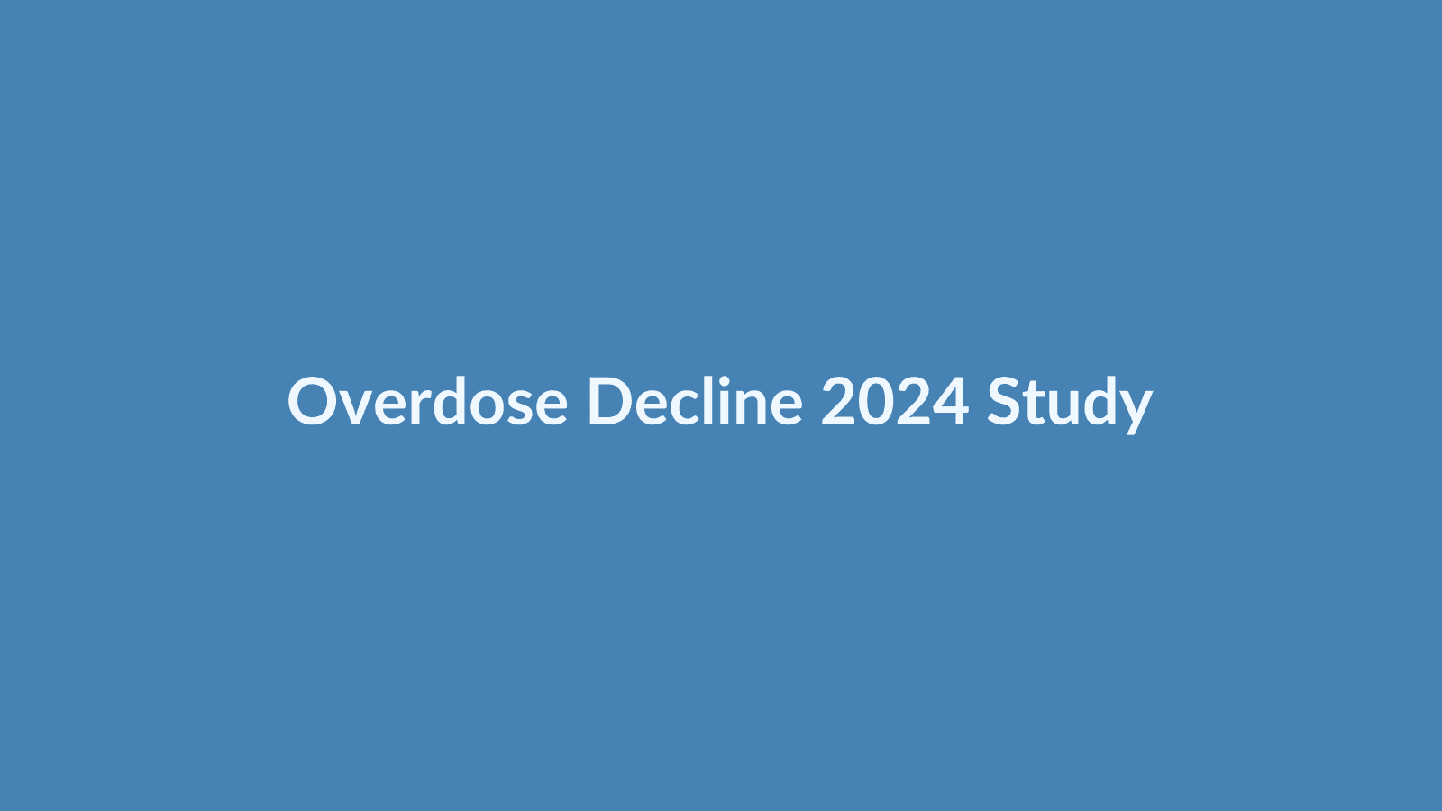 Abstract visualization of declining overdose trends with layered waves representing epidemic phases
