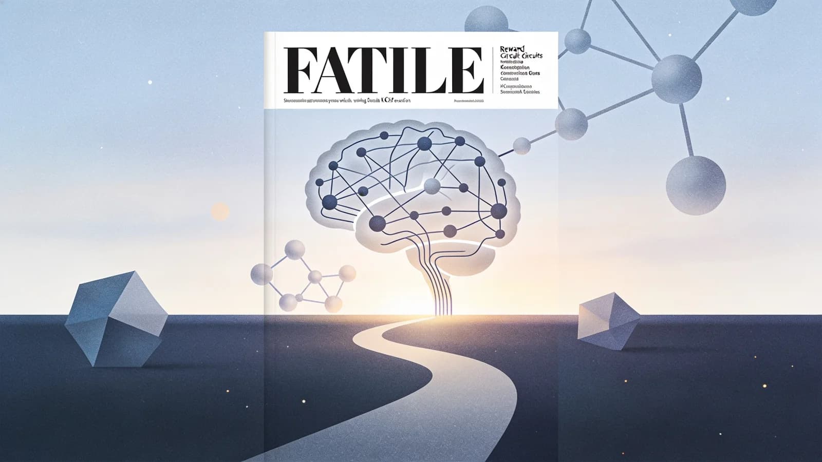 Abstract visualization of neural pathways rewiring, representing brain recovery from addiction
